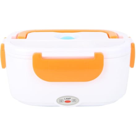 Draagbare Elektrische Verwarmde Lunchbox Voedselopbergcontainer   (Oranje) Orange orange