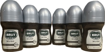 Brut deodorant roller - Musk - voordeelverpakking 6 x 50 ml