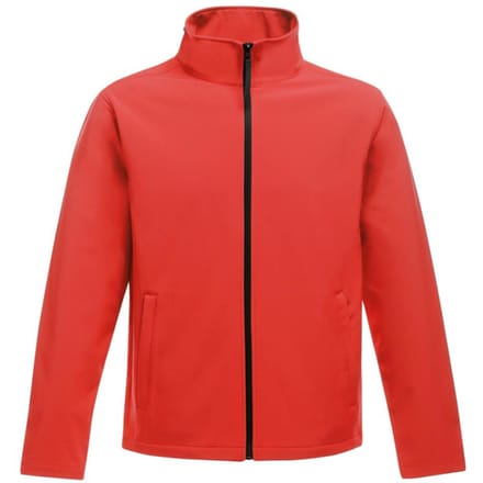 Regatta Opmerkelijk Heren Ablaze Afdrukbaar Soft Shell-jasje (Klassiek rood/zwart)