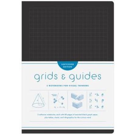 Grids & Guides Softcover (Black) Notebooks - Princeton Architectural Press