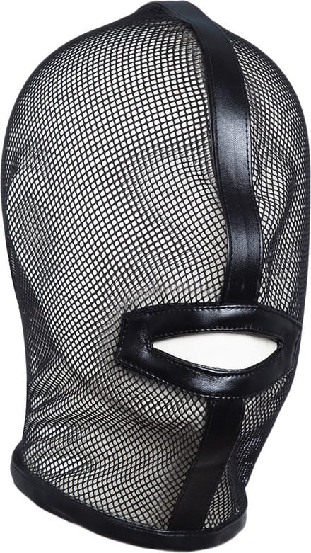 Banoch | zwart masker doorzichtig | Mask inconnu/3 | BDSM