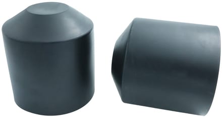 PRO-TIE® - Krimpkous Eindkap Einddop met Lijm 140-63 mm Zwart UV bestendig - PRO-TIE