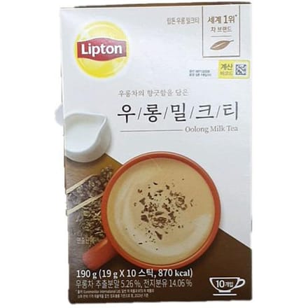 Lipton Oolong Melkthee 19g x 10 stuks One thing white
