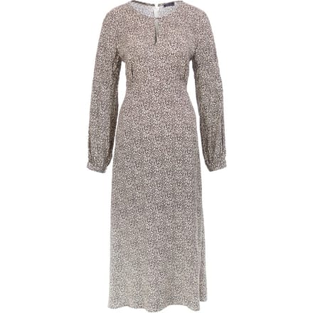 River Woods Round Neck Dress Sideslit Multi Größe: 36 | Midikleider Outlet | Damen