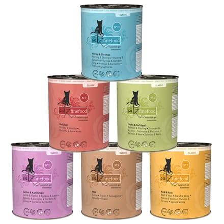 6x800g Proefpakket catz finefood Kattenvoer