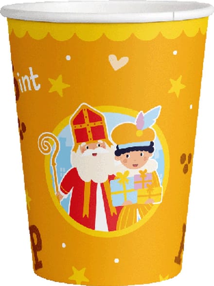 Bekers Sinterklaas 8st - 250ml