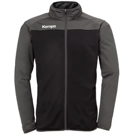 Kempa Prime Poly Jacket - sportvest - zwart/grijs