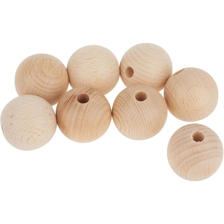 Houten kogelsFSC - Ø 35 mm, 8 stuks