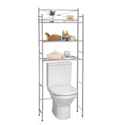 Toiletrek MARSA met drie legplanken – Stijlvol en praktisch in chroom