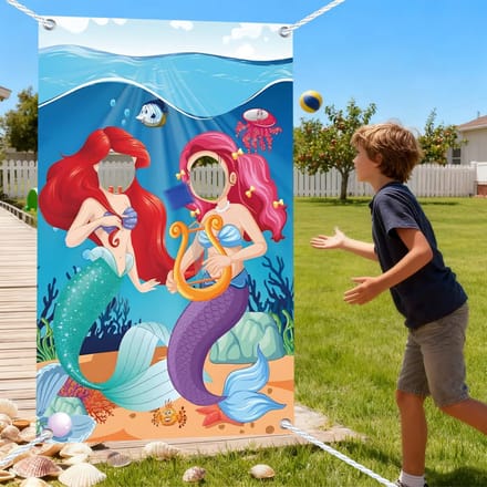 Kinderen Beanbag worpspel 4 zakjes met draagtas feestje buitenset