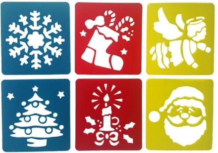 Leukste Winkeltje Kerst sjabloon - 6 afwasbare kerstsjablonen om te tekenen