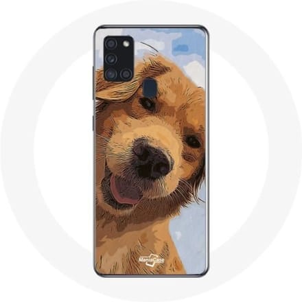Samsung Galaxy A21S hoesje Golden retriever Hondenras