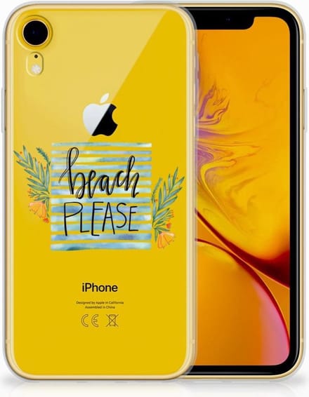 Apple iPhone Xr Telefoonhoesje met Naam Boho Beach