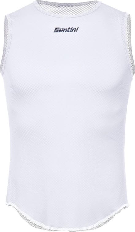 Santini Ondershirt mouwloos Wit Unisex - Lieve Sleeveless Baselayer White - M/L