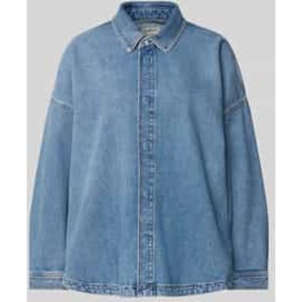 Jeansblouse met Overhemdkraag