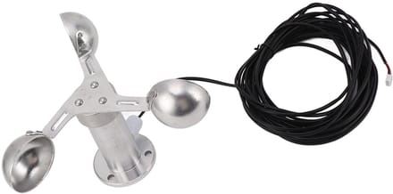 Dailygoods- Anemometer Aluminiumlegering - Windsnelheidssensor - Weermonitoring - Nauwkeurige Metingen - Lichtgewicht - 8 Meter Kabel