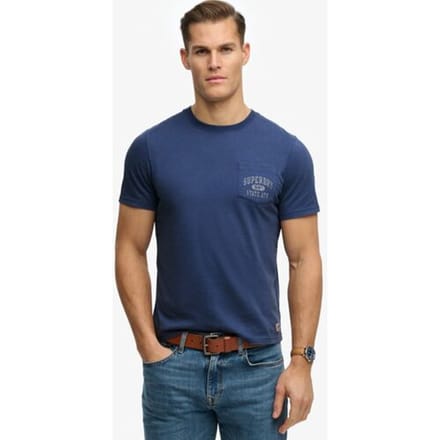 Superdry - Vintage Prep Relaxed Pocket T-shirt - Heren - T-shirts