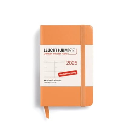 Mini Weekkalender 2025 - Apricot A7
