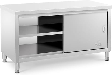 RVS werkkast - ECO - 150 x 70 cm - 600 kg - Royal Catering RCSSCB-150X70-E