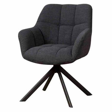 Tower Living - Alba draaibare armstoel - donkerblauw