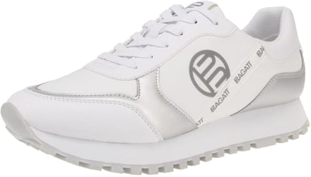 bagatt D31-A6L13-5050 Siena XL - Damesschoenen Sneaker - 2013-Wit-Zilver