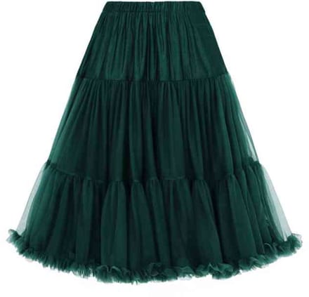 Dancing Days - Lifeforms Petticoat - 26 inch - 4XL - Groen