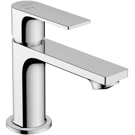 Hansgrohe Rebris e Eengreeps wastafelmengkraan - 80 - coolstart - met PopUp - trekwaste - hoogglans chroom