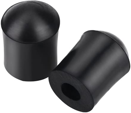 Dailygoods- Contrabas Eindpin Rubber Tip - 2 Stuks - Antislip - Vloerbescherming - Langdurig Gebruik - Vermindert Ruis - Contrabasaccessoire