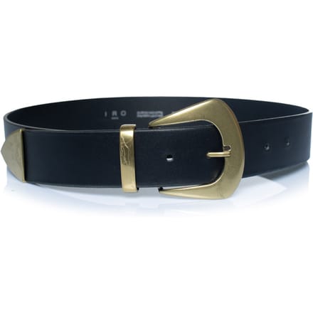 Iro, leren riem met gouden gesp