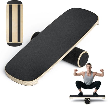 Linkforu - Balance Board - Balanstrainer - Core Training - Stabiliteit - Coördinatie - Houten Balansbord