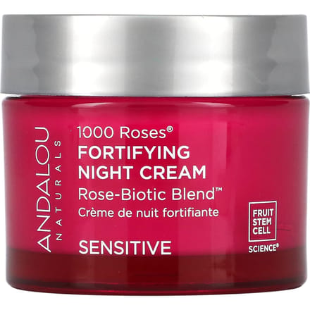 1000 Roses, Crème de Nuit Fortifiante, Peaux Sensibles, 50G (1.7 oz) white