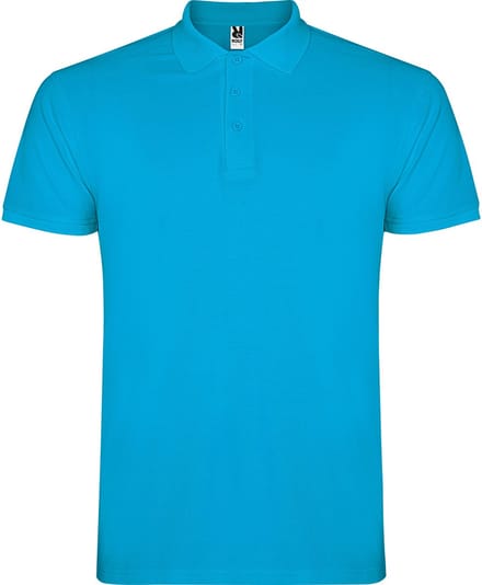 Roly - Star Polo - Turquoise 12 maat 3XL