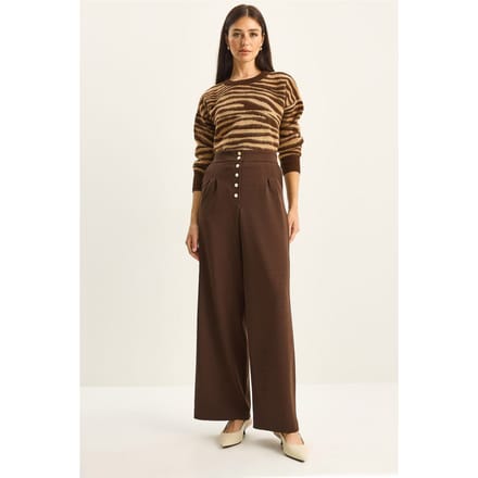 Hoge Taille Wijdere Palazzo Broek