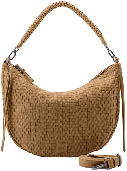 FREDsBRUDER Schoudertas Natural Flow Hobo Bag Caramel Lichtbruin