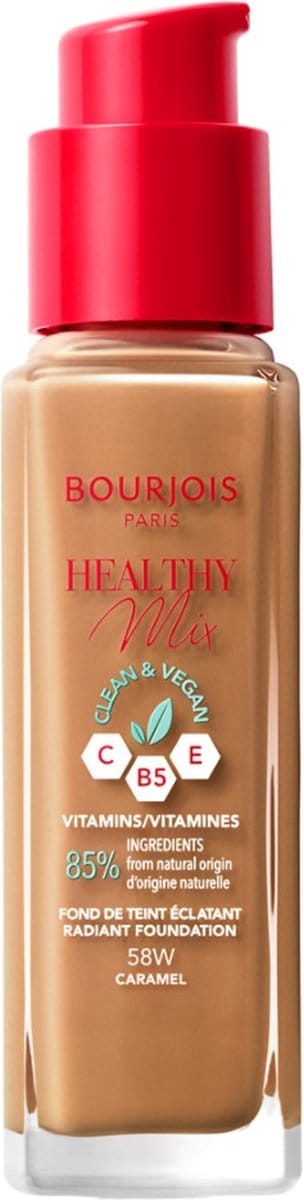 Bourjois Healthy Mix Clean Vegan Foundation 058 Caramel