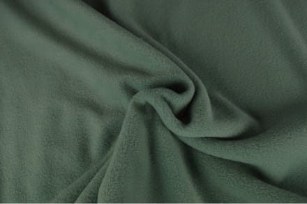 Fleece stof - Oud groen - 1 meter - Per meter - Anti pilling fleece