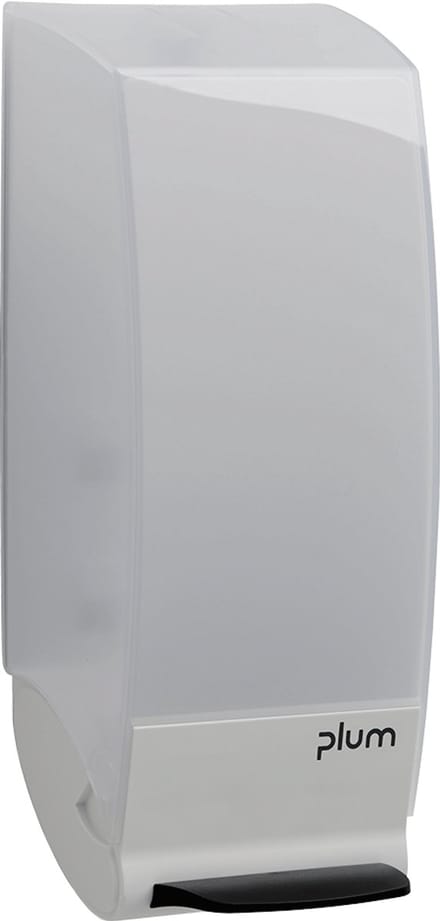 Combi Plum Plast transparante witte plastic dispenser - 1.0 Liter