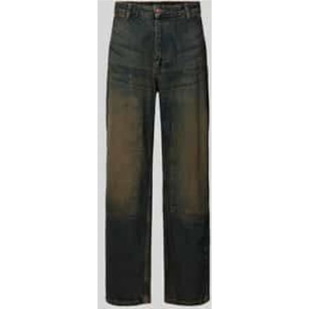 straight leg jeans met siernaden
