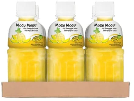 Mogu Mogu Pineapple 6x320ml - ANANAS - SAP - 1 tray van 6 stuks