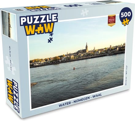 Puzzel Water - Nijmegen - Waal - Legpuzzel - Puzzel 500 stukjes