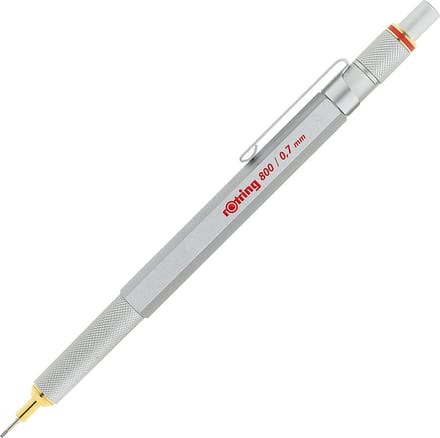 Rotring 800 Mechanical Pencil | 0.7 mm | Silver Metal Barrel