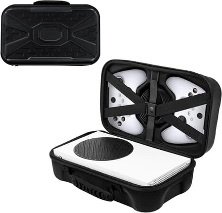 Hard Case voor Xbox Series S - Opbergtas voor Console, Draadloze Controller en Gaming Accessoires - Zwart