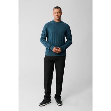 Shoeby Ma-sbsparkle Knit Blue Größe: M | Pullover Outlet | Herren | Blau