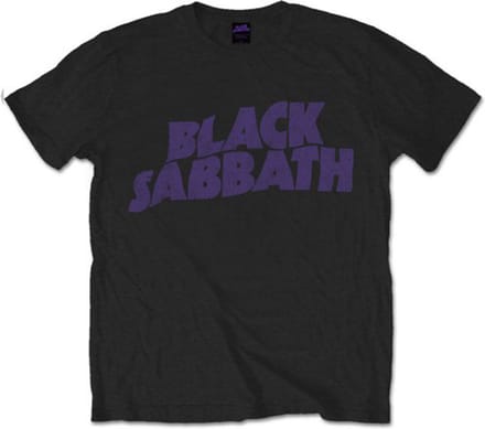 Black Sabbath - Wavy Logo Vintage Heren T-shirt - 4XL - Zwart