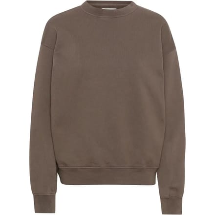 Sweatshirt ronde hals Colorful Standard Organic oversized cedar brown