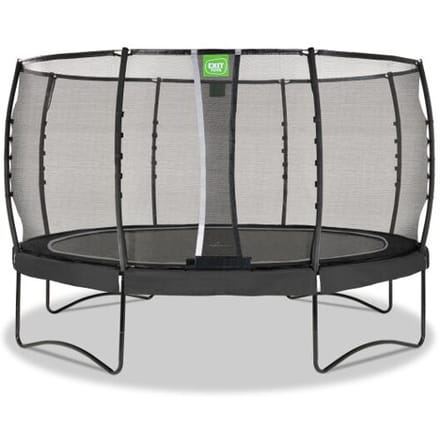 EXIT Allure Premium Trampoline ø427cm - Op Poten - Rond - Trampoline Buiten - Voor Kinderen - Zwart