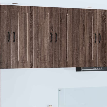 vidaXL - Vaatwasserpaneel - Kalmar - Bruin - Eiken - 30 - x - 31 - x - 80 - cm