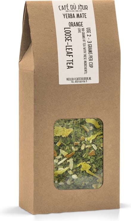 Yerba Mate Orange - Kruidenthee 100 gram - Café du Jour losse thee