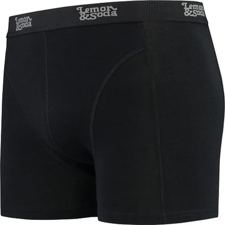 Lemon & Soda heren boxershort zwart maat XL