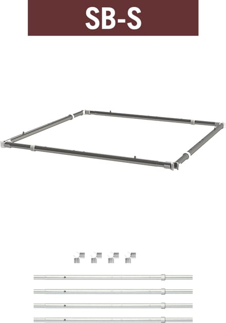 Secret Jardin SB-S Space Booster Uitschuifbaar van 60x60cm tot 90x90cm